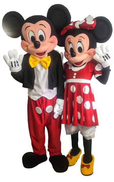 Mascottes Minnie & Mickey