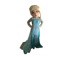 Mascotte Elsa reine de neige