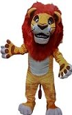 Mascotte Simba Roi lion